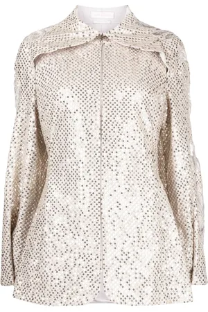 Saiid Kobeisy Floral-embroidered sequin-embellished jacket