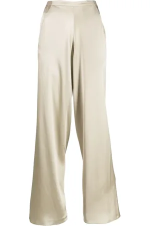 CHRISTOPHER ESBER Wide-leg silk trousers