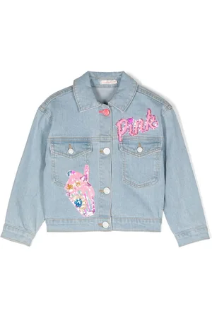 Billieblush Sequin-detailed denim jacket