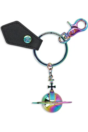 Vivienne Westwood 3D Orb iridescent keyring