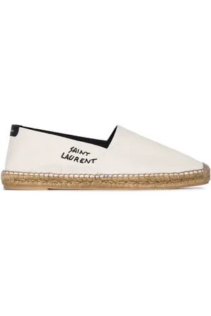 Saint Laurent Logo-embroidered espadrilles