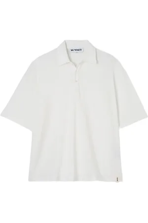 SUNNEI Ribbed-knit polo shirt