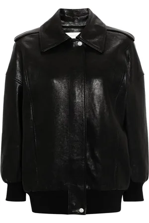 Alexander McQueen Leather bomber jacket