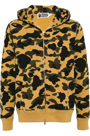 A Bathing Ape Logo-print cotton hoodie