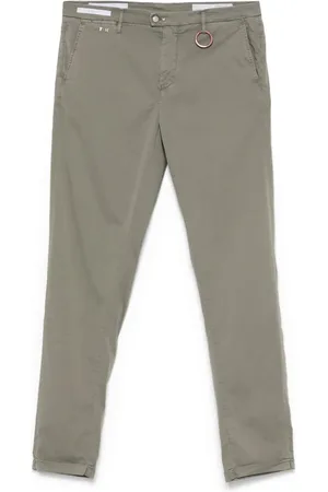 sartoria tramarossa Logo-patch trousers