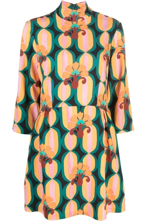 La DoubleJ Juliet geometric-print minidress