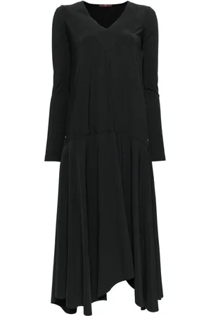 High Drop waist long-sleeves dress