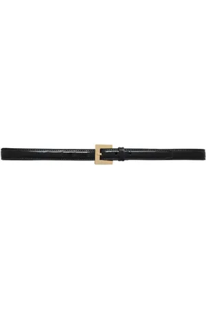 ANINE BING Patent-leather belt