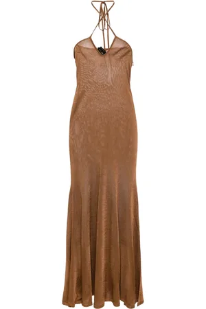 Tom Ford Halterneck flared maxi dress