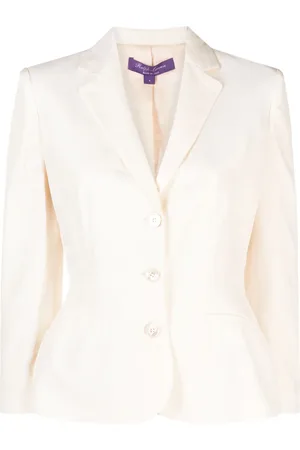 Ralph Lauren Elitsa twill satin-finish blazer