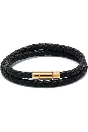 Tom Ford Braided leather bracelet