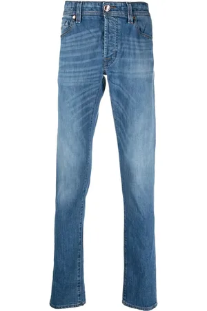 sartoria tramarossa Stretch-cotton straight-leg jeans