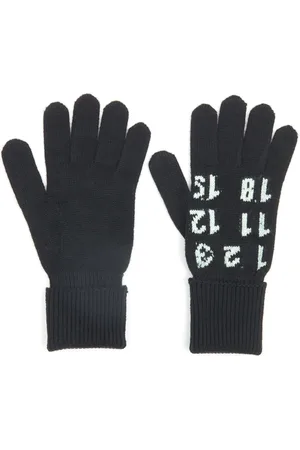 Maison Margiela Numeric wool gloves