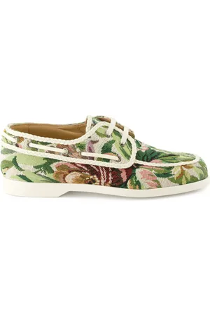 VALENTINO GARAVANI Leather boat shoes