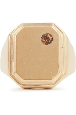 Maison Margiela Plated palladium signet ring