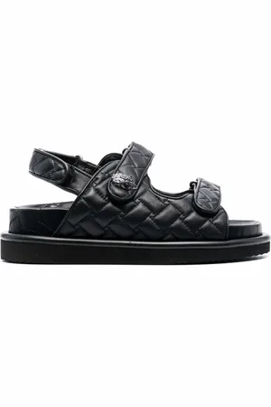 Kurt Geiger Quilted touch-strap sandals