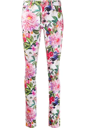 Philipp Plein Floral-print skinny jeans
