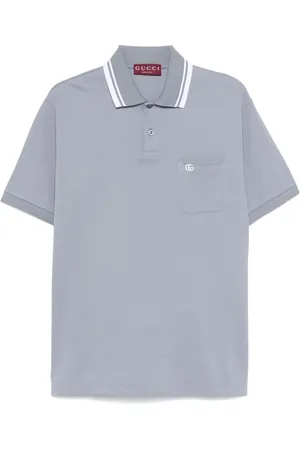 Gucci Logo-embroidered polo shirt
