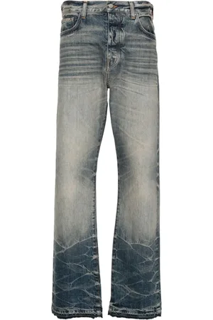 AMIRI Release-hem straight-leg jeans