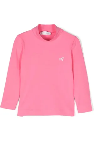 MONNALISA M??lange-effect crystal-embellished top
