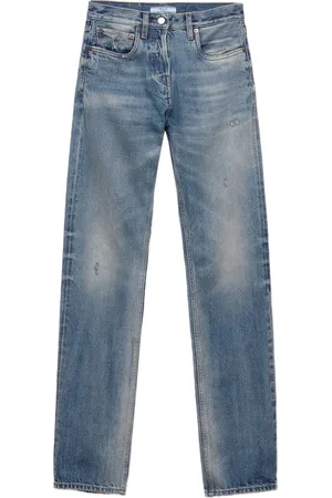 Prada Logo-patch jeans
