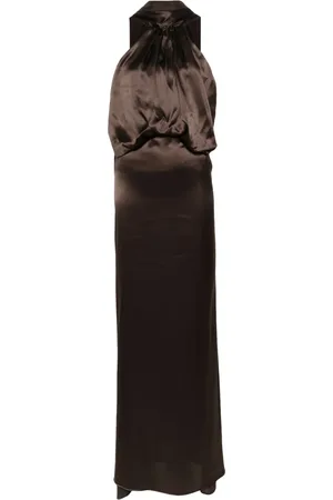 The Attico Silk maxi dress