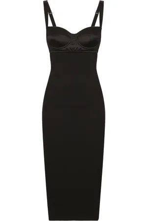 Dolce & Gabbana Bustier-style sleeveless midi dress