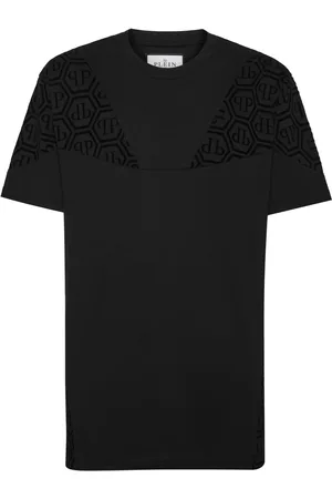 Philipp Plein Logo-panel cotton t-shirt