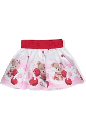 MONNALISA Printed flared skirt