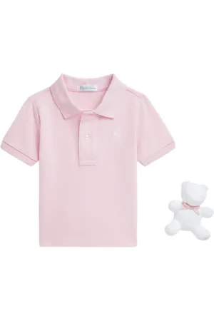 Ralph Lauren Polo Pony-embroidered polo set