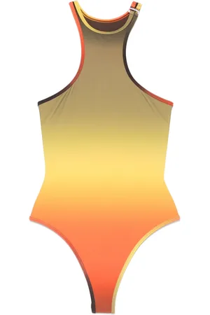 The Attico Ombr??-effect swim suit