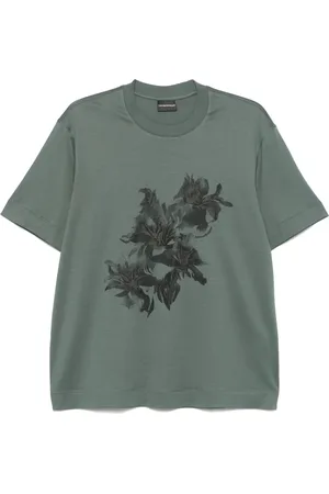 Emporio Armani Floral-print T-shirt