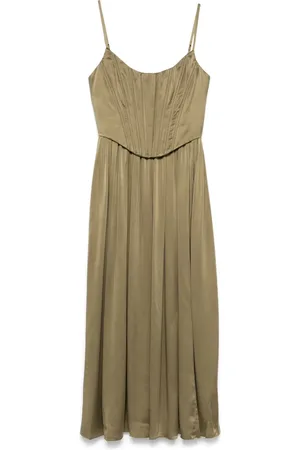 ZIMMERMANN Corset-style midi dress