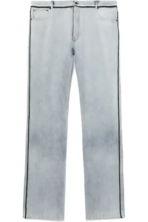 Maison Margiela Contrasting-border straight-leg trousers