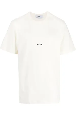 Msgm Logo-print cotton T-shirt