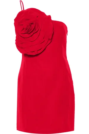 BLUMARINE Floral-appliqu?? mini dress