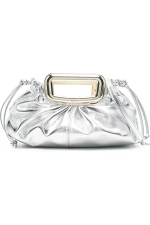 Maje Metallic clutch bag