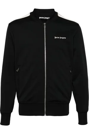 Palm Angels Logo-embroidered track jacket