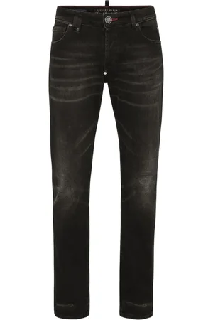 Philipp Plein Whiskering-effect jeans