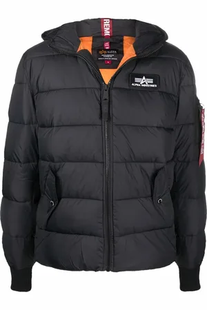 Alpha Industries Padded hood zip-up jacket