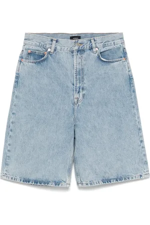 WARDROBE.NYC Low-rise denim shorts