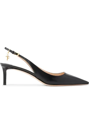 Tom Ford Logo-charm slingback pumps