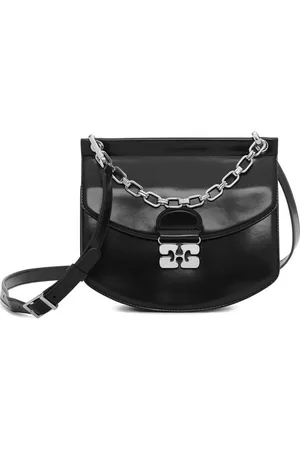 Ganni Logo-plaque cross body bag