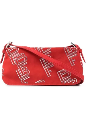 By Far Dulce crystal-embellished shoulder bag
