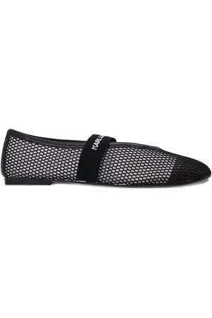Karl Lagerfeld Mesh ballerina shoes