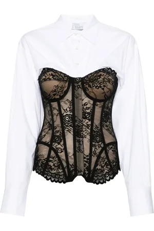 GIUSEPPE DI MORABITO Corset-style shirt
