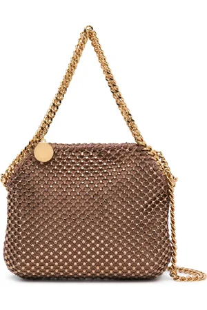 Stella McCartney Mini Falabella crystal-mesh tote bag