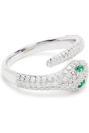 APM Monaco Micropaved snake wraparound ring