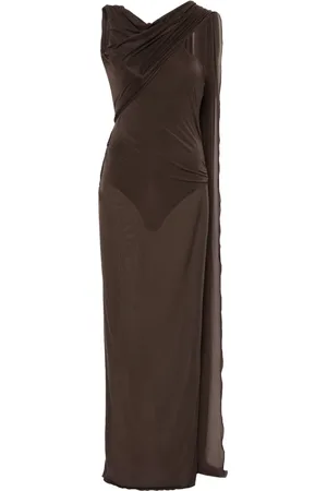The Attico Halterneck open-back maxi dress