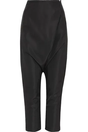 Uma Raquel Davidowicz Drape-effect cropped trousers